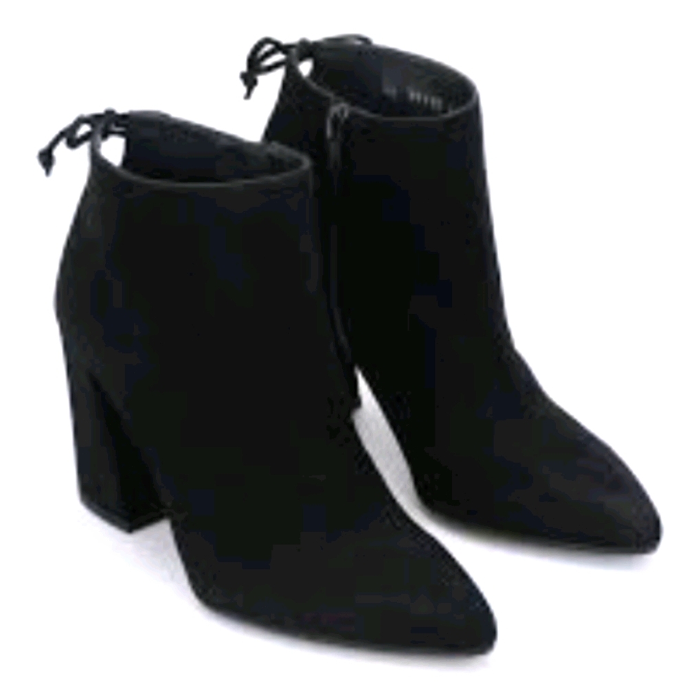 Stuart Weitzman Black Suede Ankle Boots size 6.5 M